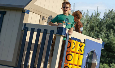 kids using their creativity and imagination on swing set kids using their creativity and imagination on swing set