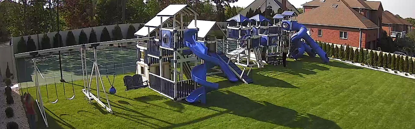 custom 90 foot playset built in staten island new york jumbo custom playset in staten island new york