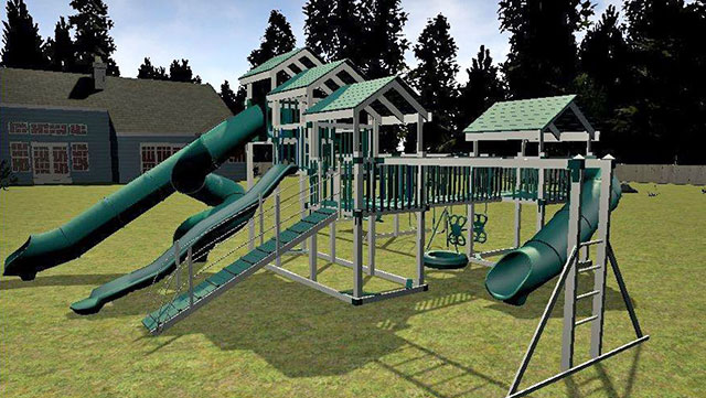 beefed-up busy basecamp custom swing set design busy basecamp swing set design
