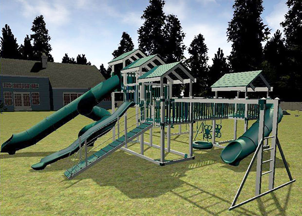 custom playset designed for older kids using the 3d design center custom playset for older kids