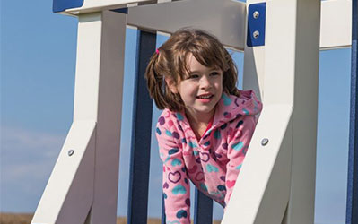 girl playing on top rated playset top rated playsets