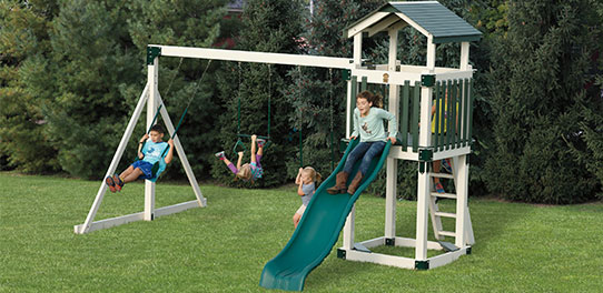 plastic playground slide cleaned and polished polished green plastic playground slide