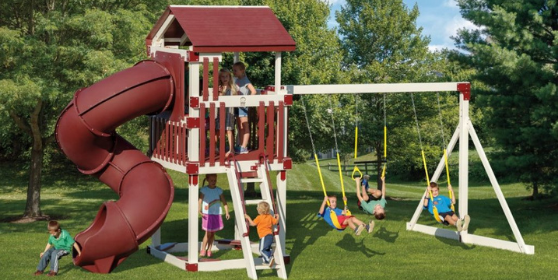 busy basecamp playset purchased by parents from adventure world instead of building their own building your own playset