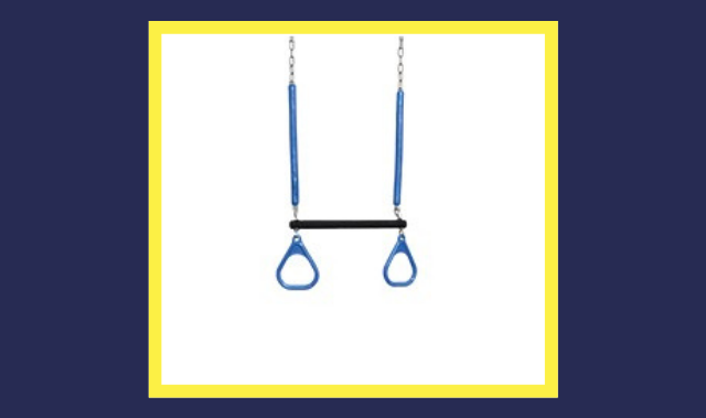 trapeze swing for backyard playset great for building upper body strength kind of trapeze swing