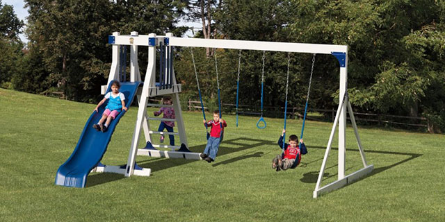 basic frolic zone playset with a slide and ladder package fa33-2 basic playsets