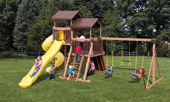 fitness for kids at home using a swing set from adventure world play sets fitness for kids at home