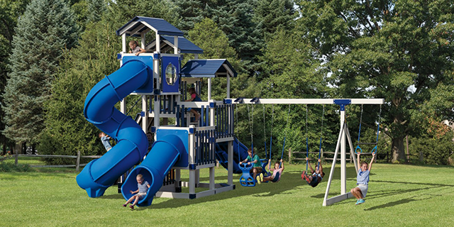 jolly jamboree playset with tandem swings tandem swings