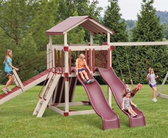 5 foot tall giggle junction swing set package ga55-2 most fun swingset for a 6 year old