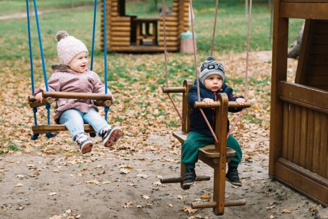 What to put under a playset