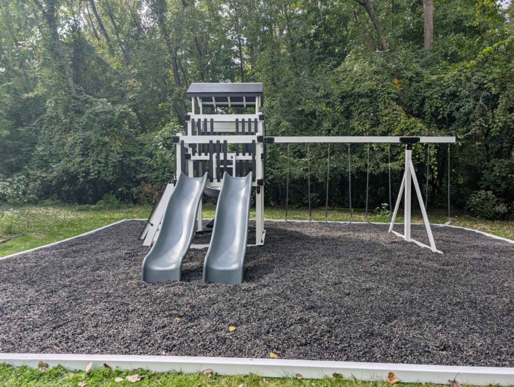 Playhouses and swing sets